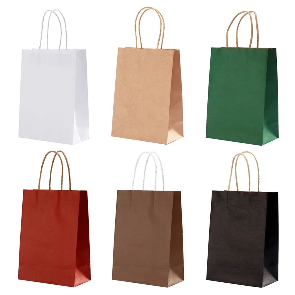 Kraft Paper Bags with Twisted Handle 8.66x7.08x3.35 Brown
