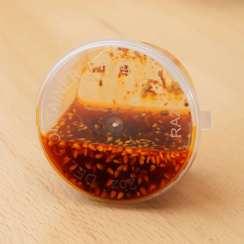 Sauce Jars With Lids Sustainable Food Sauce Cup Portion Cups Takeaway Sauce Cup Mini Kitchen Food Organizer Box -50-100pcs