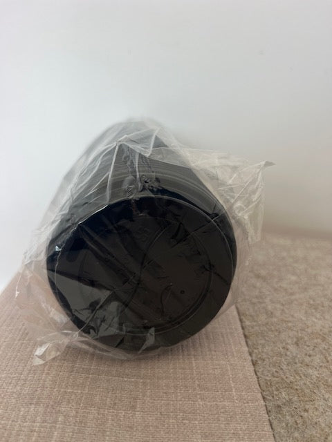 Bagasse Lid For Coffee Cup 8oz - Black