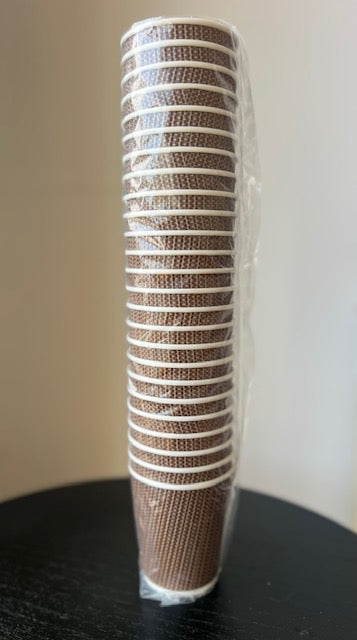 Kraft Paper Ripple Coffee Cups 8oz