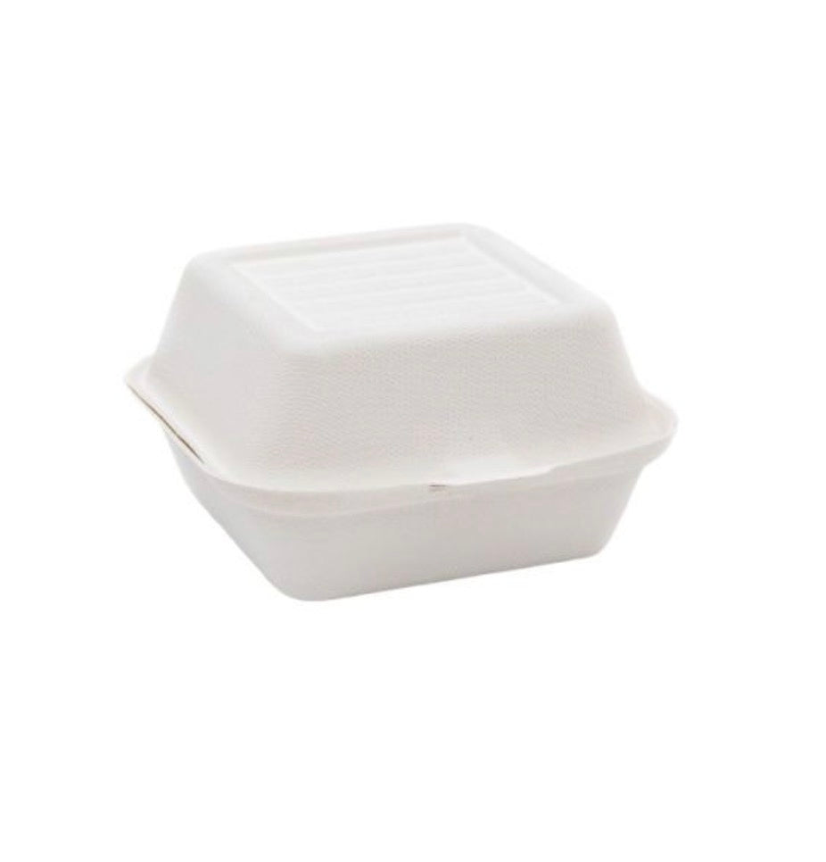 Bagasse Burger Box 6 inch