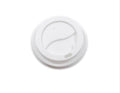 Bagasse Lid For Coffee Cup 8oz - White