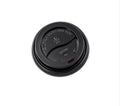 Bagasse Lid For Coffee Cup 8oz - Black